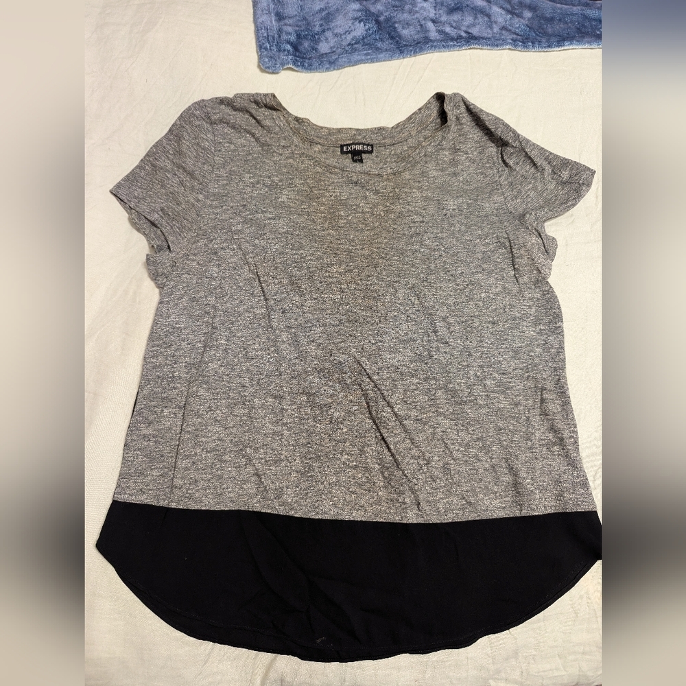 Express Silky Crew Neck Tee
